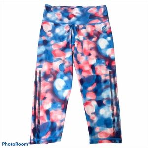 Adidas Climate Tie-dye Cropped Leggings Size Small